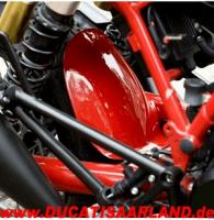 Gfk-Schutzblech hinten `gerade Schwinge` Ducati Sportclassic
