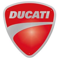 Ducati Blechschild Logo Ducati