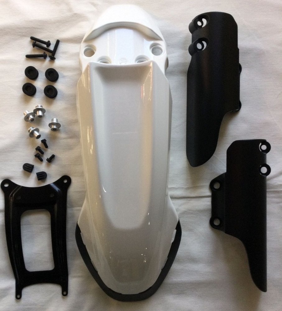 Fender / Schutzblech 18" Für Scrambler 380 X 105 Mm Alu