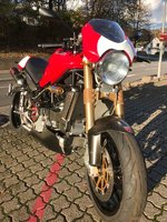 Ducati Monster S4R rot mit Vollausstattung