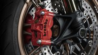 Brembo radial geschmiedete Monoblock Stylema 100mm Bremssattel paar mit Bremsbelägen , rot