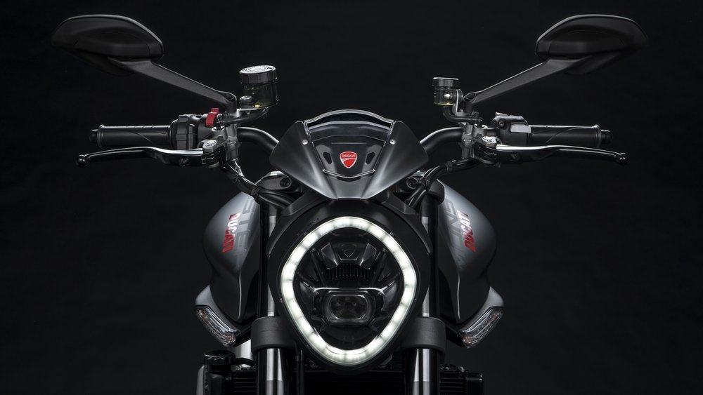 Ducati Monster + Cockpitverkleidung Sport mattschwarz