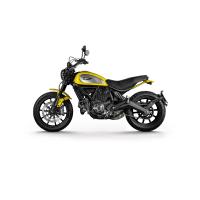 Motorradmodell Scrambler Icon gelb